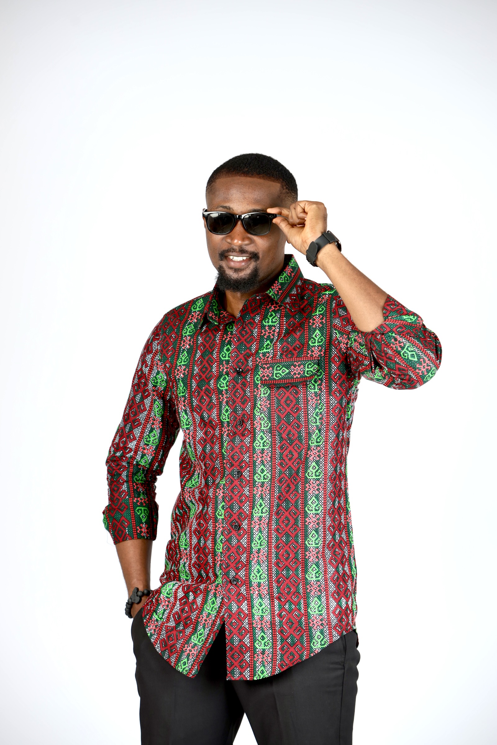 TOBE AFRICAN PRINT MEN'S SHIRT
